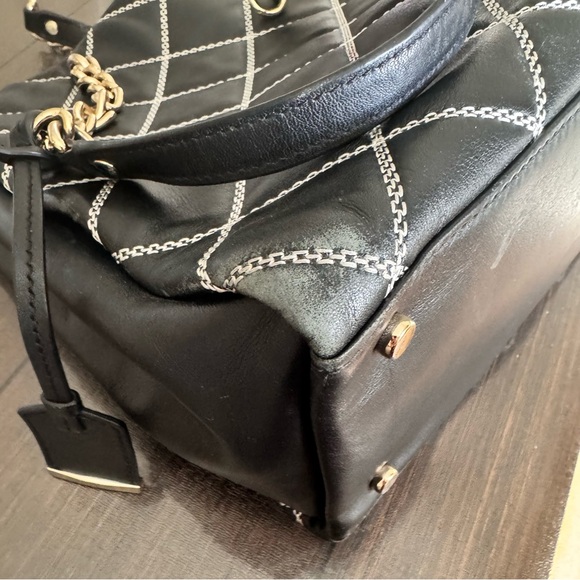 Kate Spade - Emerson Place Phoebe Black Quilted Shoulder Bag - Rare - Picture 7 of 9